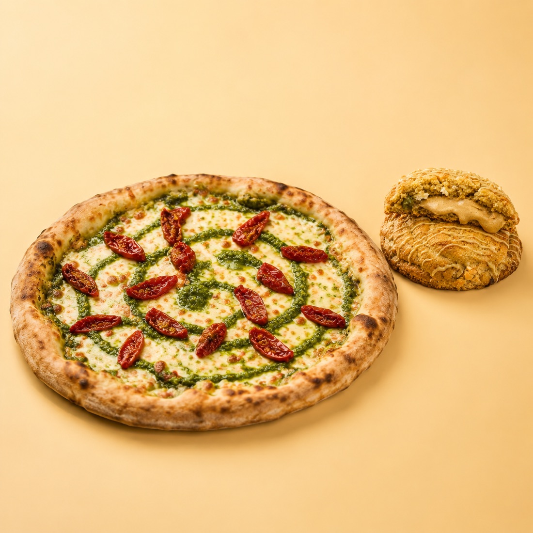 Pizza und Cookie von Mubi's